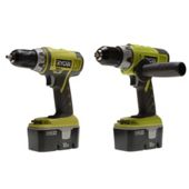 Combi Drill & Drill Driver Twin Pack 18V One+ 2 x NiCd