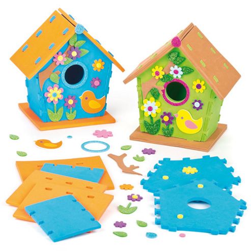 Image of Foam Birdhouse Kits (pack Of 2)