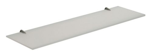 Image of Gedy Artemis Glass Shelf In Chrome - 60cm