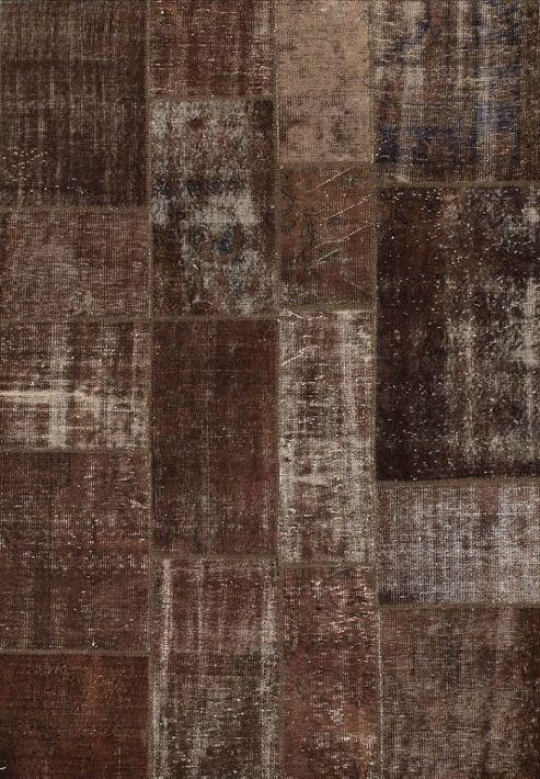 Image of Angelo Up-cycle Brown Rug - 400cm X 300cm (13 Ft 1.5 In X 9 Ft 10 In)