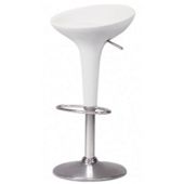 Bombo White Breakfast Bar Stool