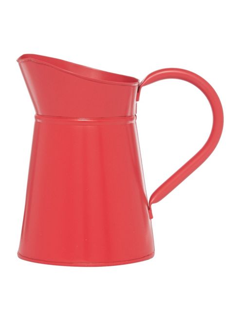 Image of Red Enamel Jug, Small