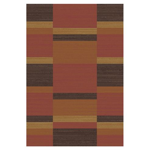Image of Mastercraft Rugs Mehari Rust Red Brown Rug - 160cm X 230cm