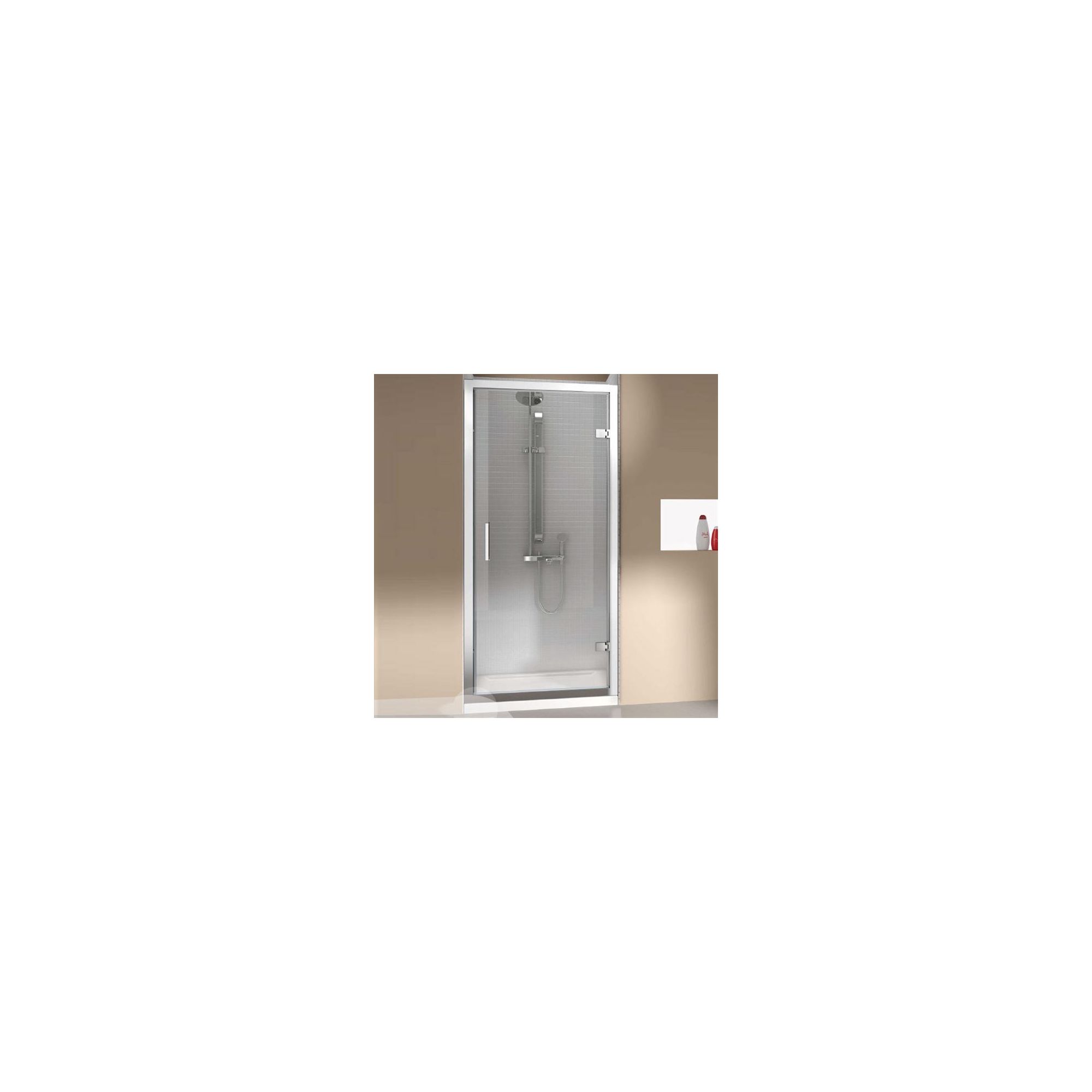 Merlyn Vivid Eight Hinged Shower Door Enclosure 800mm x 800mm (including Merlyte Tray) at Tesco Direct