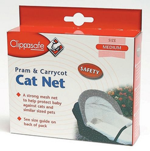 Image of Clippasafe Pram And Carrycot Cat Net Medium