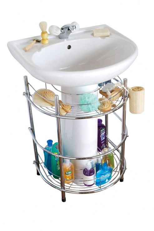 Image of Premier Housewares Under Sink Unit In Chrome