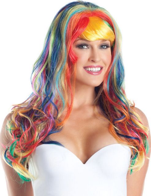 Image of Rainbow Raver Wig