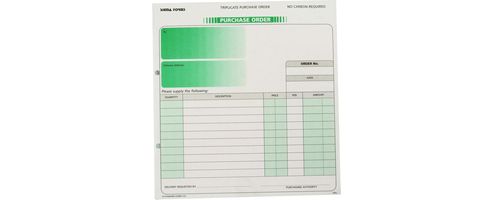 Image of Sigma 3-part Purchase Order Pack Of 50 Sp3