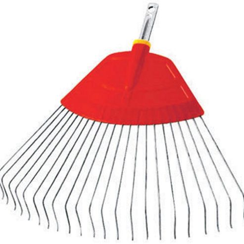 Image of Wolf- Garten Ubm 50cm Poly Body / Metal Tine Lawn Rake For Use With Multi-change Handles