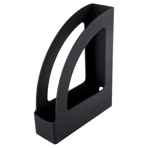 Image of Tesco Soft Touch Magazine File - Black