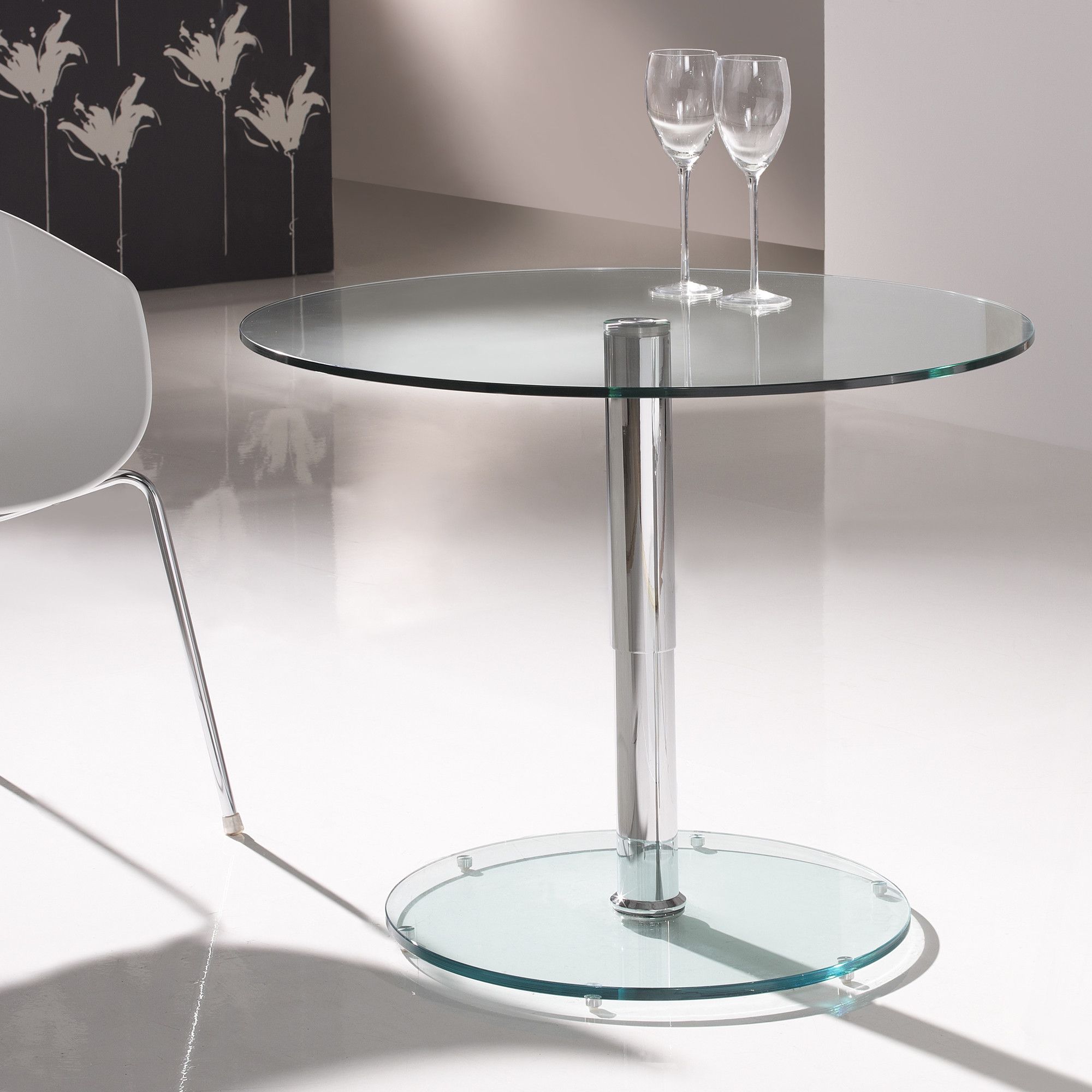 Schuller Eclipse Glass Table - Clear Glass at Tesco Direct