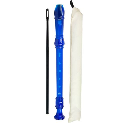 Image of Tiger Kids Plastic Descant Recorder - Blue