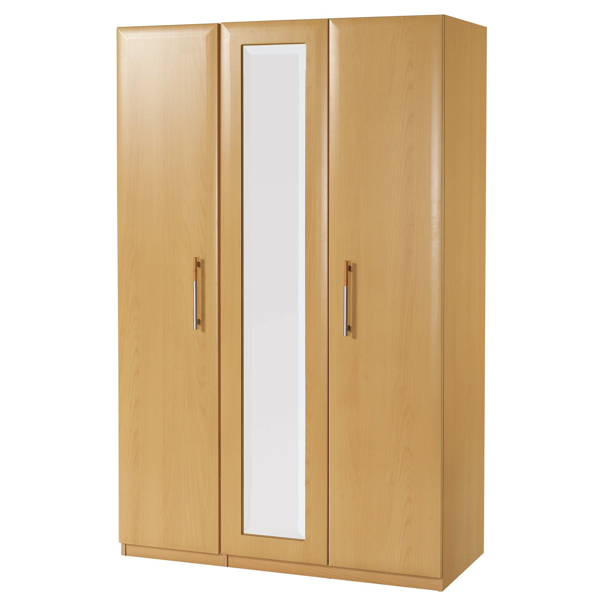 Alto Furniture Visualise Awake Three Door Wardrobe in Light Tyrolean Beech at Tesco Direct