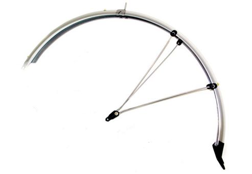 Image of 700c 45mm Hybrid Mudguards Silver