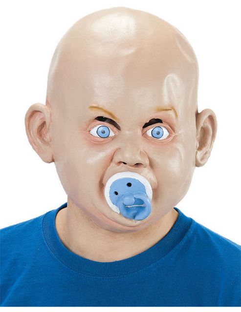 Image of Baby With Dummy Mask