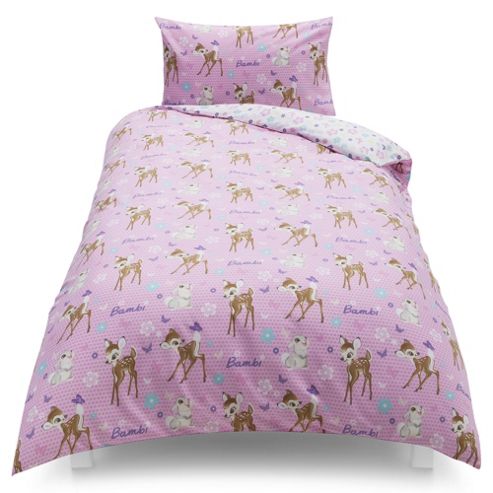 Image of Disney Bambi Single Duvet Set Tesco Exclusive
