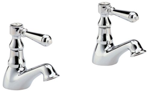 Image of Hudson Reed Jade Cross Head/lever Basin Taps