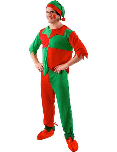 Image of Men's Elf Costume Extra Large