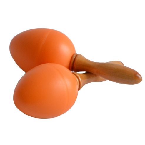 Image of A-star Egg Maracas - Orange
