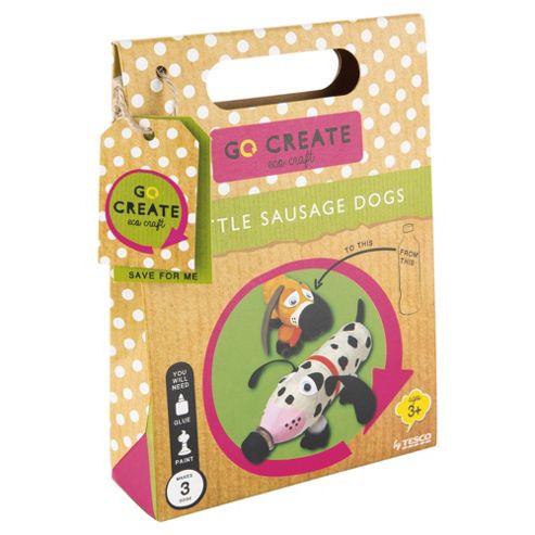 Image of Go Create Eco Craft Bottle Sausage Dogs
