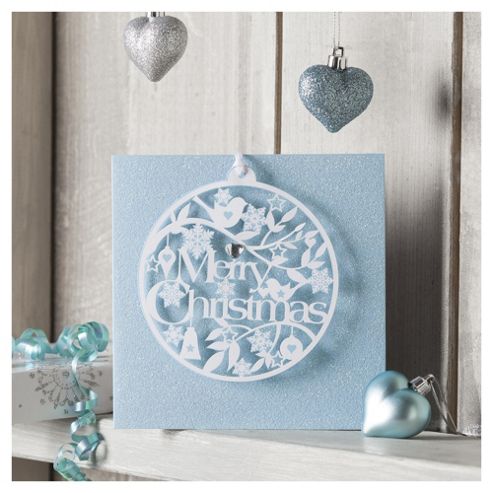 Image of Tesco Luxury Merry Christmas Tag, 6 Pack
