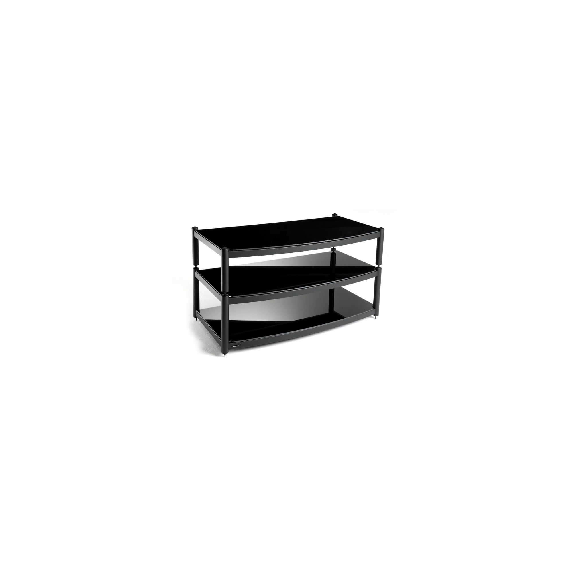 Atacama Audio Equinox Glass TV Stand for LCD / Plasmas - Silver/ Piano Black at Tescos Direct