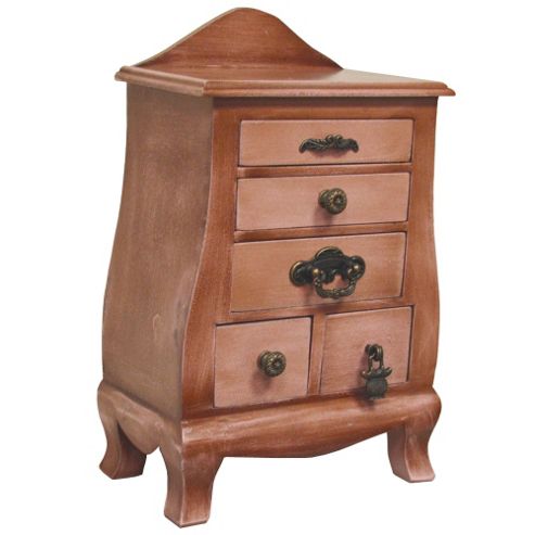 Image of Chelsea - Antiqued Mini Storage Drawers - Light Brown
