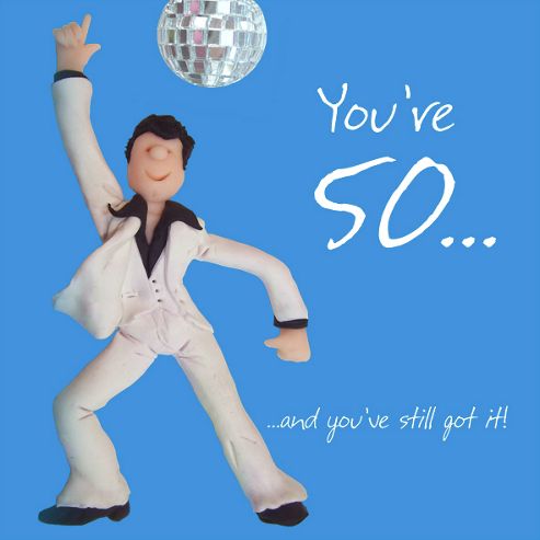 Image of Holy Mackerel Happy 50th Birthday. You're 50 And You've Still Got It Greetings Card