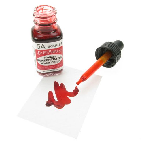 Image of Dr. Ph. Martin's Radiant Concentrated Watercolours - Scarlet