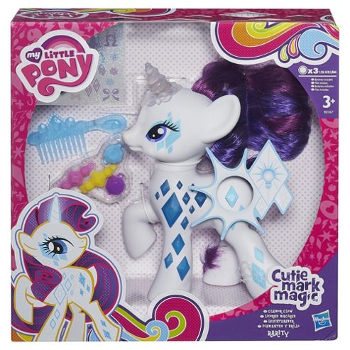 Image of My Little Pony Cutie Mark Magic Glamour Glow Rarity Figure