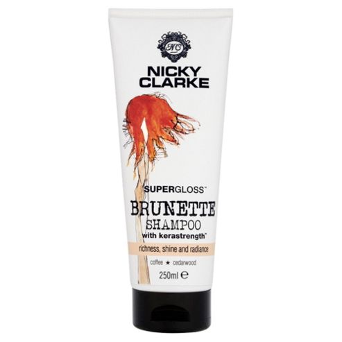 Image of Nicky Clarke Supergloss Brunette Shampoo 250ml