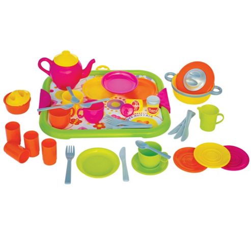 Image of Gowi Toys 454-47 Dinner Service (pink - 40 Piece Set)