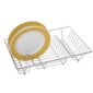 KitchenCraft Fold Away Dish Drainer in Chrome