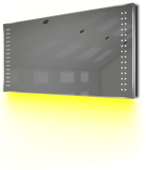 Image of Ambient Ultra-slim Led Bathroom Mirror With Demister Pad & Sensor K7y