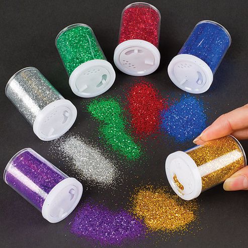 Image of Craft Glitter Shakers (pack Of 6)