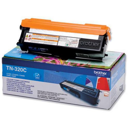 Image of Brother Tn-320c Toner Cartridge - Cyan