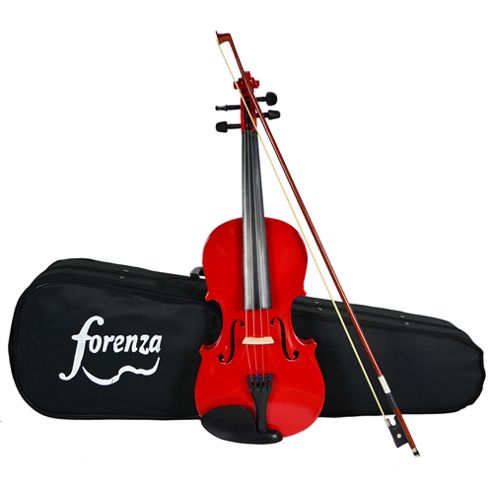 Image of Forenza Uno Series 3/4 Size Red Violin Outfit