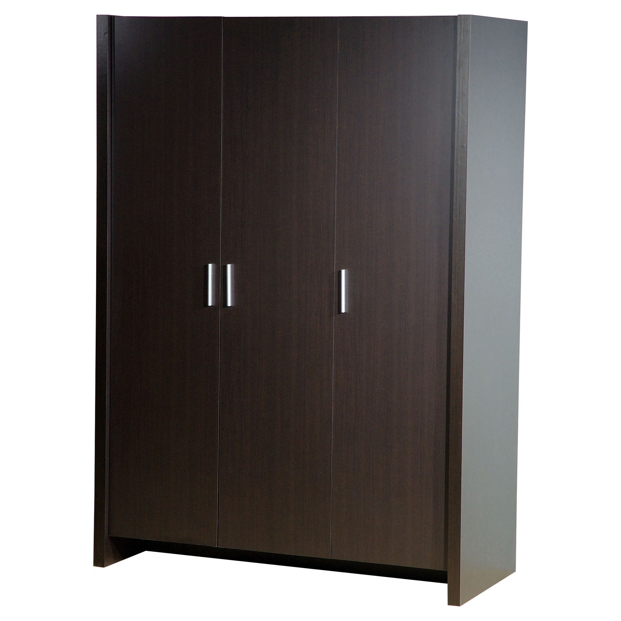 Home Essence Braemar Three Door Wardrobe in Espresso Brown at Tesco Direct