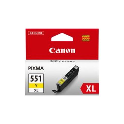 Image of Canon Cli-551xl (yellow) Ink Cartridge (yield 700 Pages) Xl