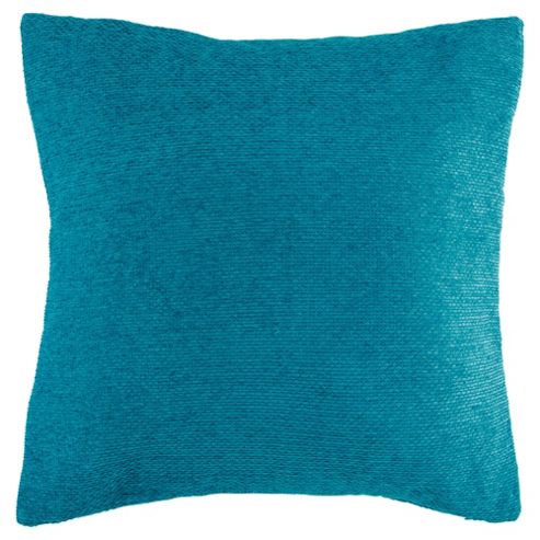Image of Texture Chenille Cushion, Lagoon
