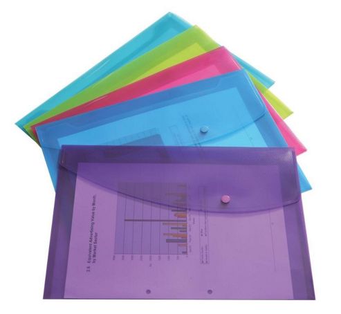 Image of Rapesco Popper Wallet - A5