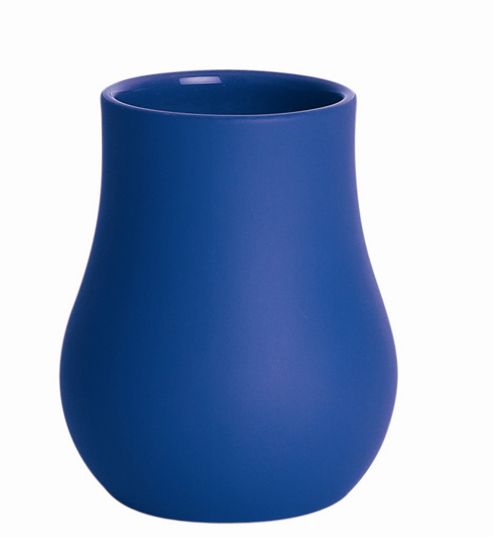 Image of Spirella Bowl Rubber Tooth Mug Tumbler - Blue