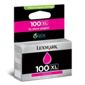 Lexmark Colour No 100 Return Program Ink Cartridge - Magenta