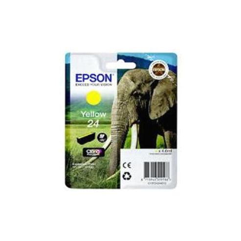 Image of Epson Singlepack Yellow 24 Claria Photo Hd Ink
