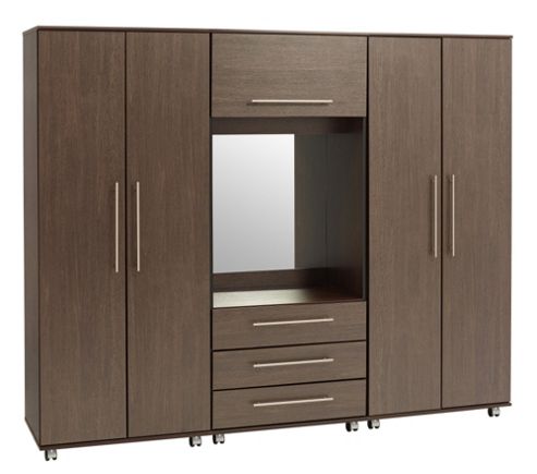 Image of Ideal Furniture New York Fitment Wardrobe - Oak