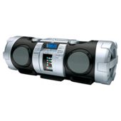 JVC RV-NB50 Boombox Black with silver trim