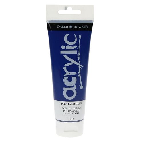 Image of Daler Graduate Acrylic Phthalo Blue 120ml