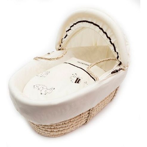 Image of Kinder Valley Daisy Boo Moses Basket (natural)