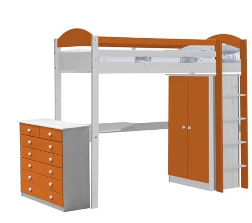 Image of Maximus High Sleeper Set 2 White And Orange
