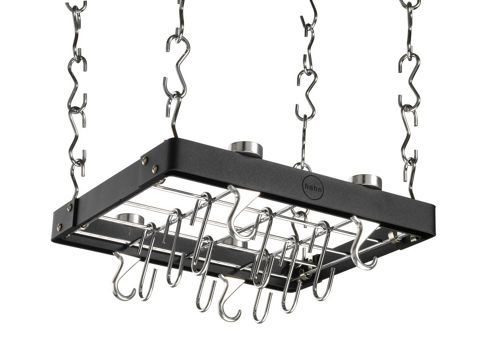 Image of Hahn Metro Metal Ceiling Rack - Black